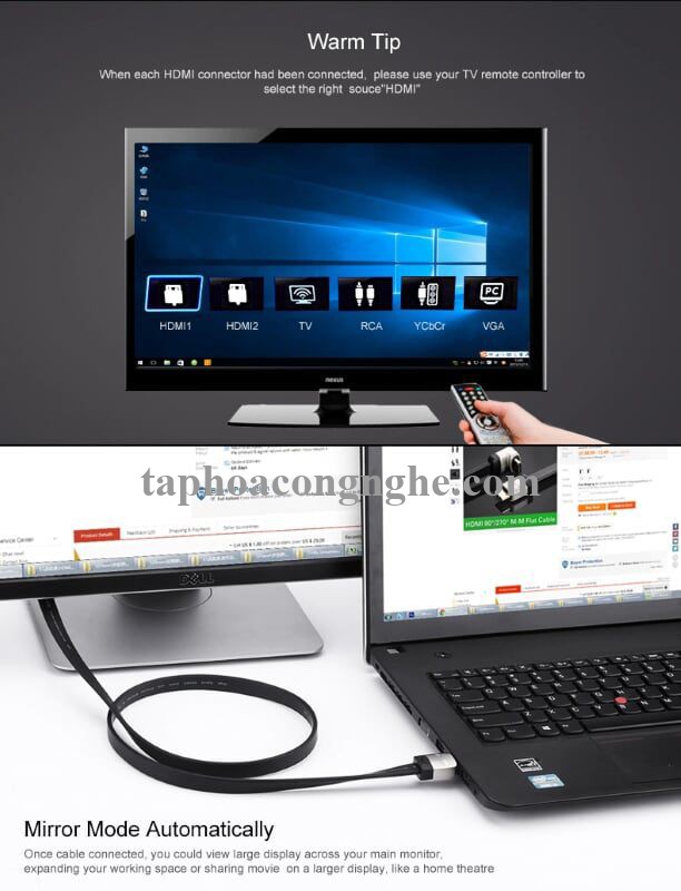 Ugreen 10280 3M màu Đen Cáp tín hiệu HDMI chuẩn 1.4 đầu góc 90 độ HD122 30010280